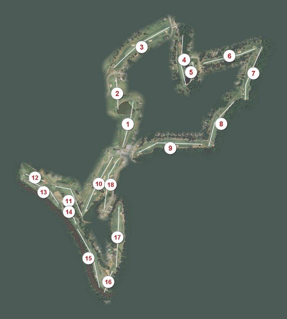 Riverwood Golf Club (Deer Run / Riverview) course map