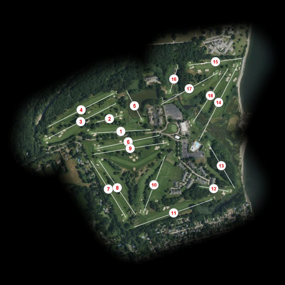 Quidnessett Country Club course overview
