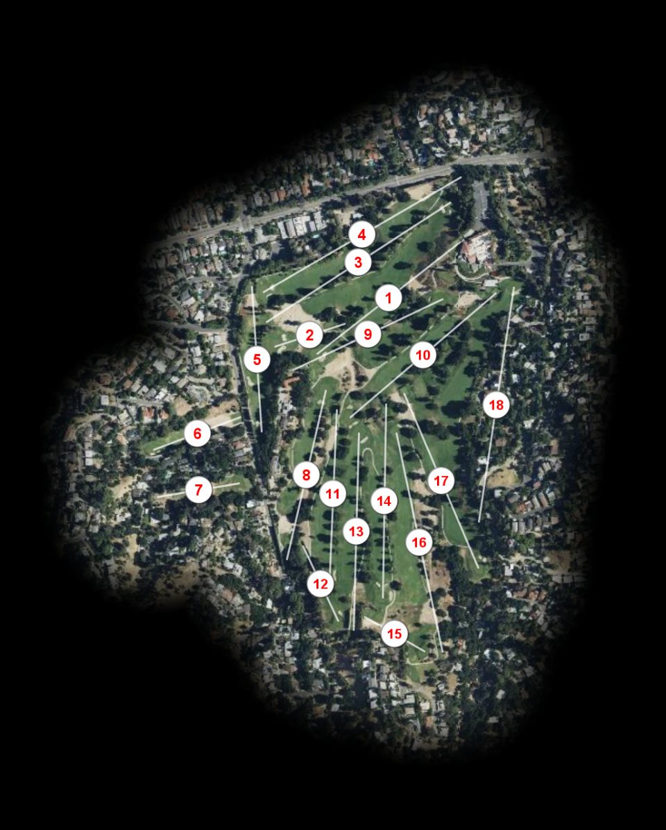 Woodland Hills Country Club course overview