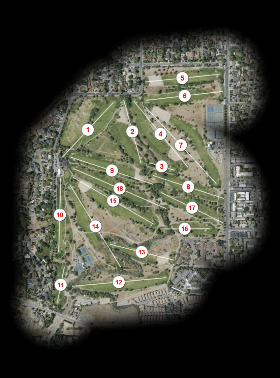 Washoe County Golf Course course overview