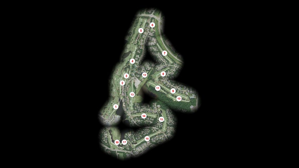 Prestonwood Country Club course overview
