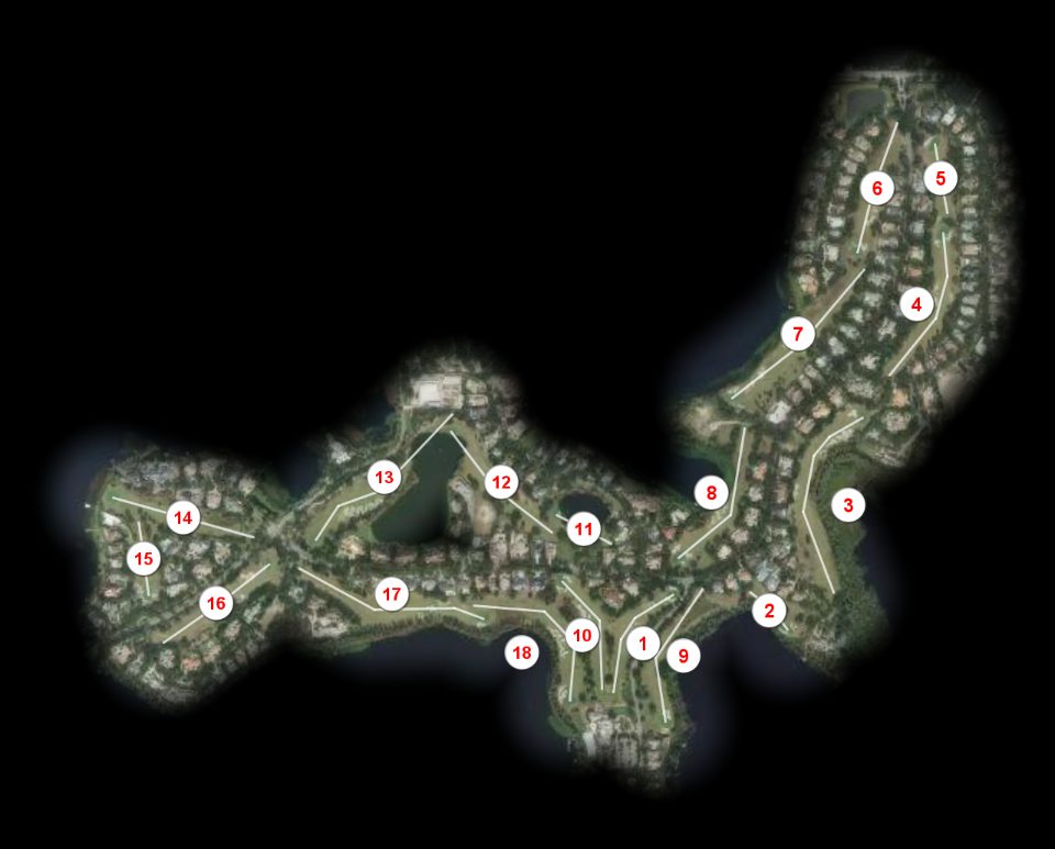 Isleworth Country Club course overview
