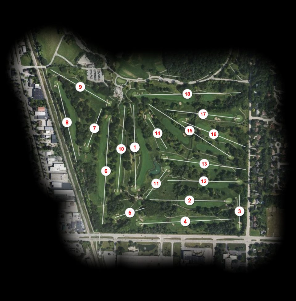 Brown Deer Park Golf Course course overview