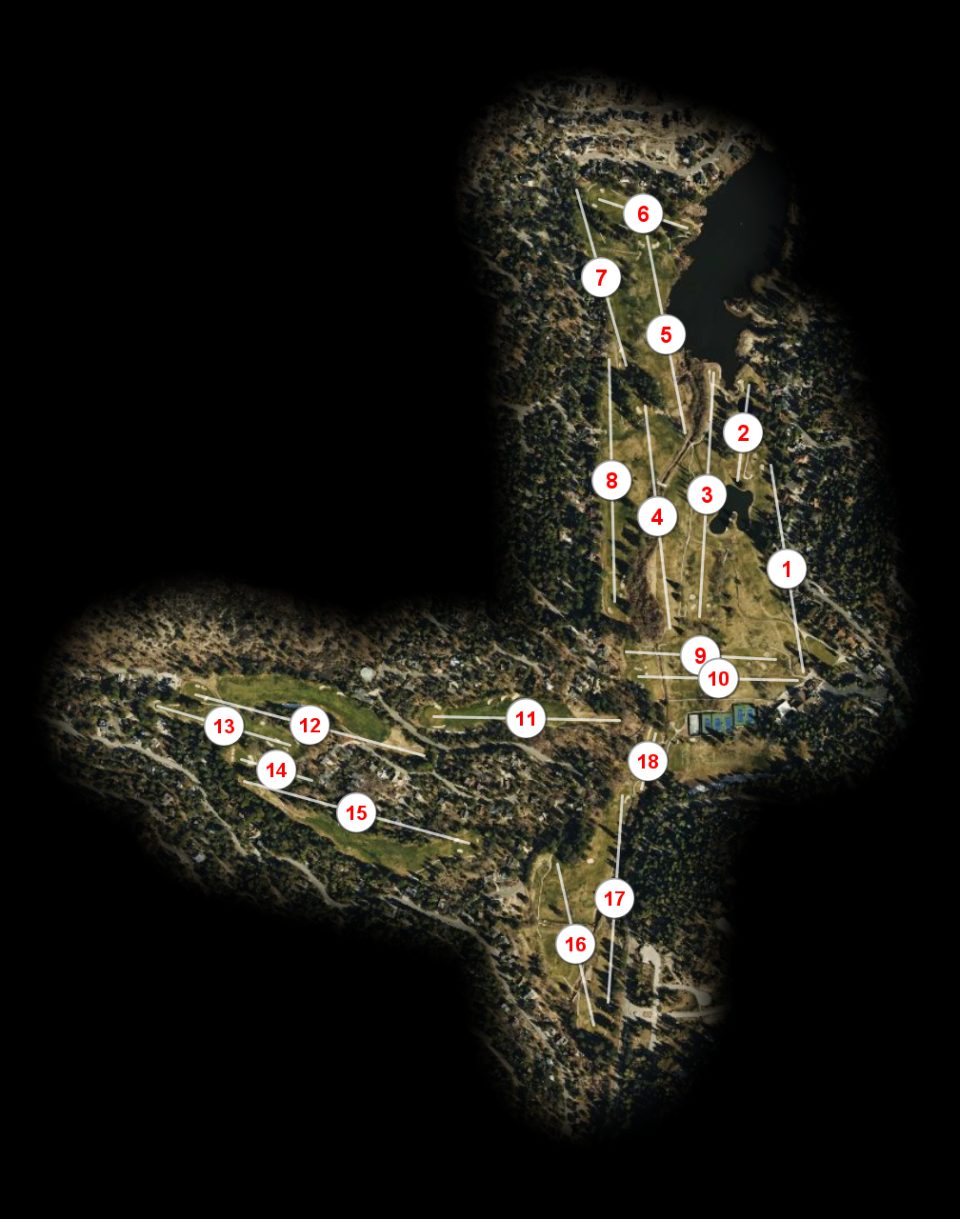 Lake Arrowhead Country Club course overview