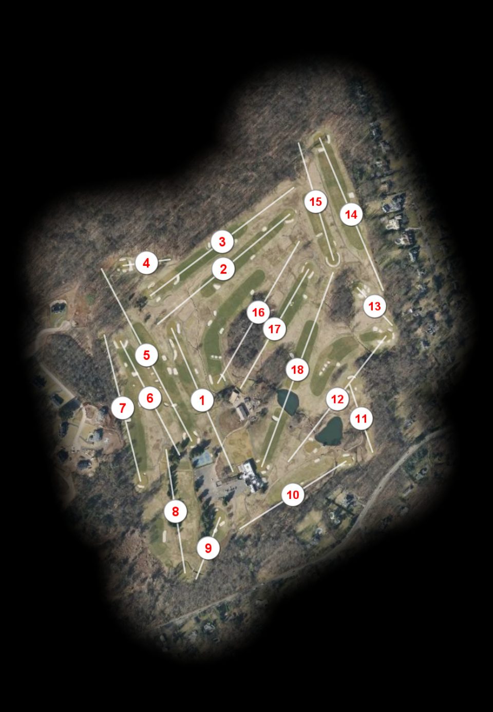 Twin Brooks Country Club course overview