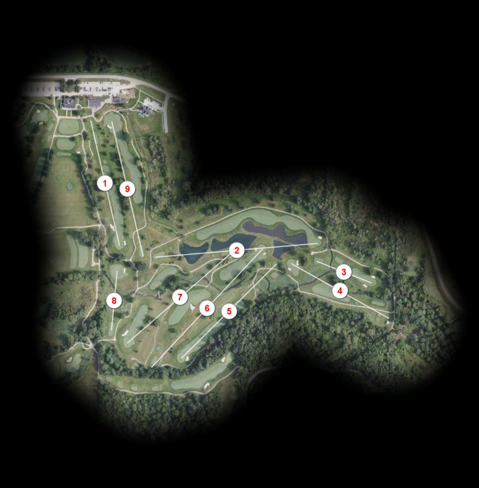 Creek nine at Echo Valley Country Club