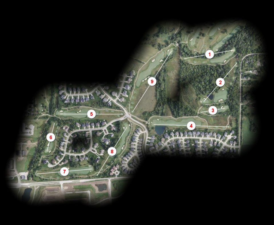 Ridge nine at Echo Valley Country Club
