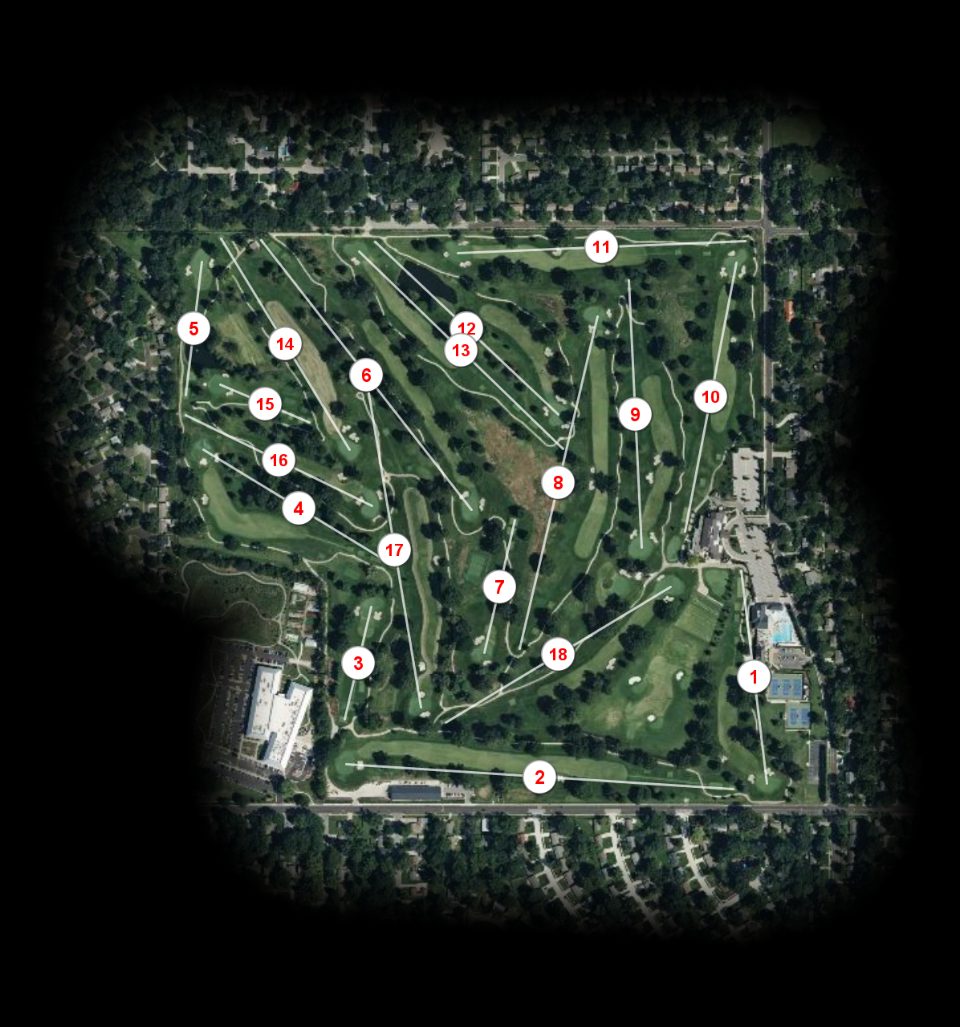 Milburn Country Club course overview