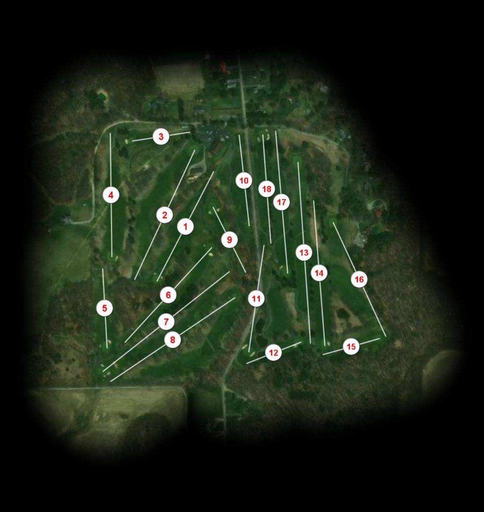 Pinecrest Country Club course overview
