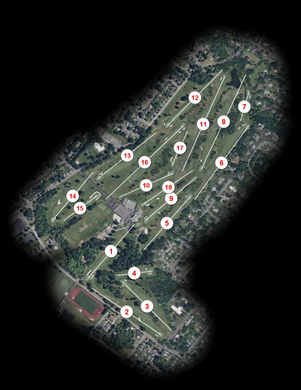Brookside Country Club course overview