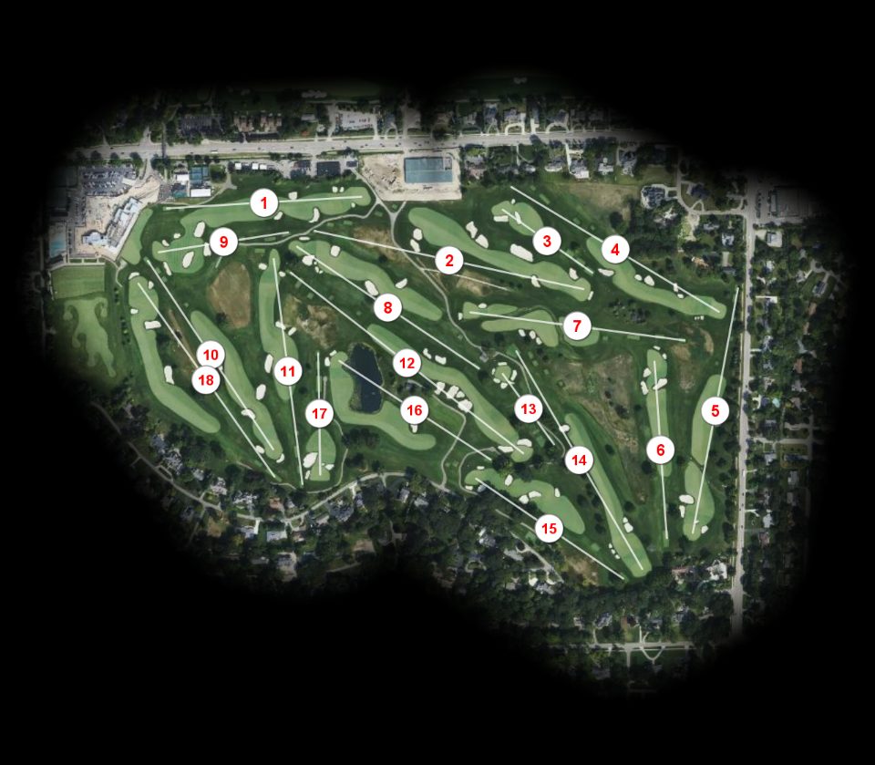 Oakland Hills Country Club South course overview