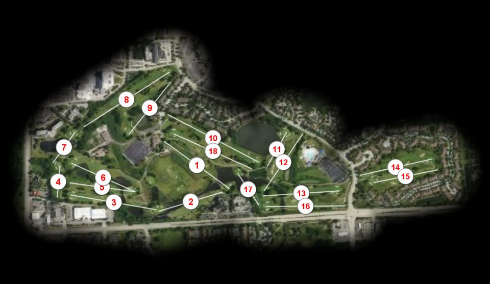 Bridges of Poplar Creek Country Club course overview