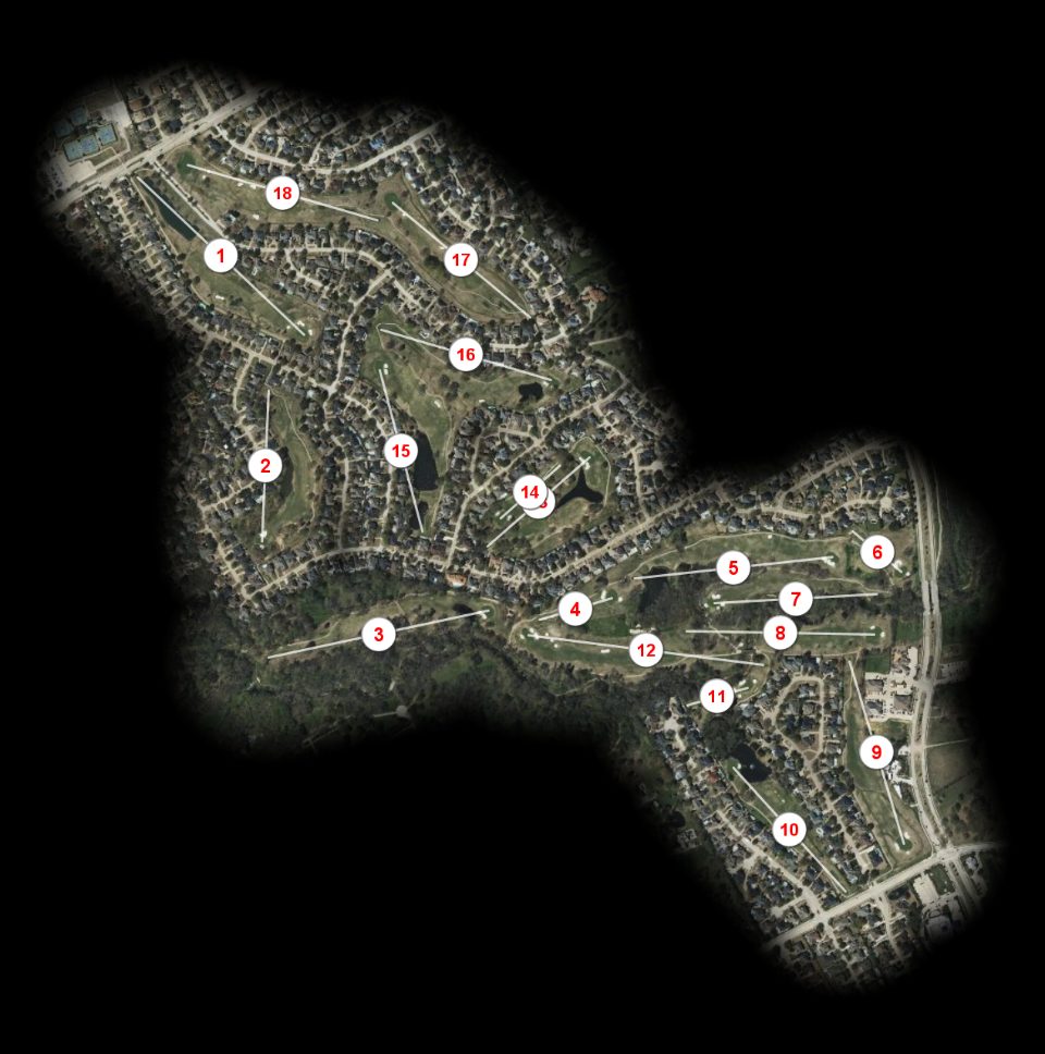 Walnut Creek Country Club Oak course overview