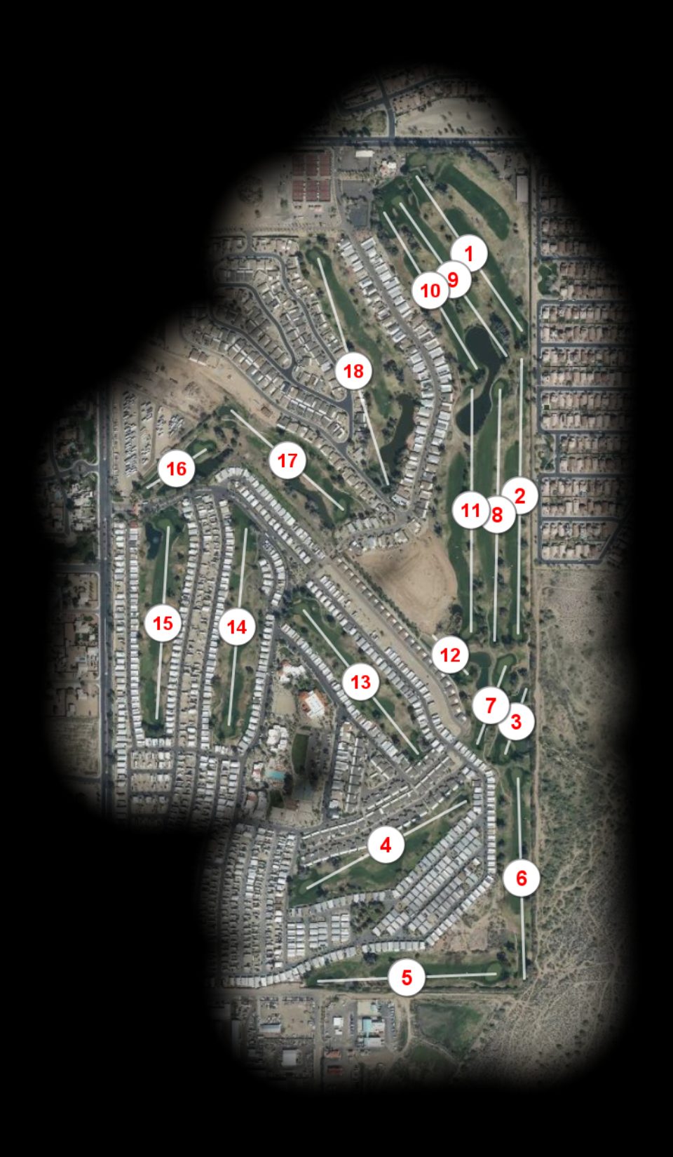Pueblo El Mirage RV Resort & Country Club course overview