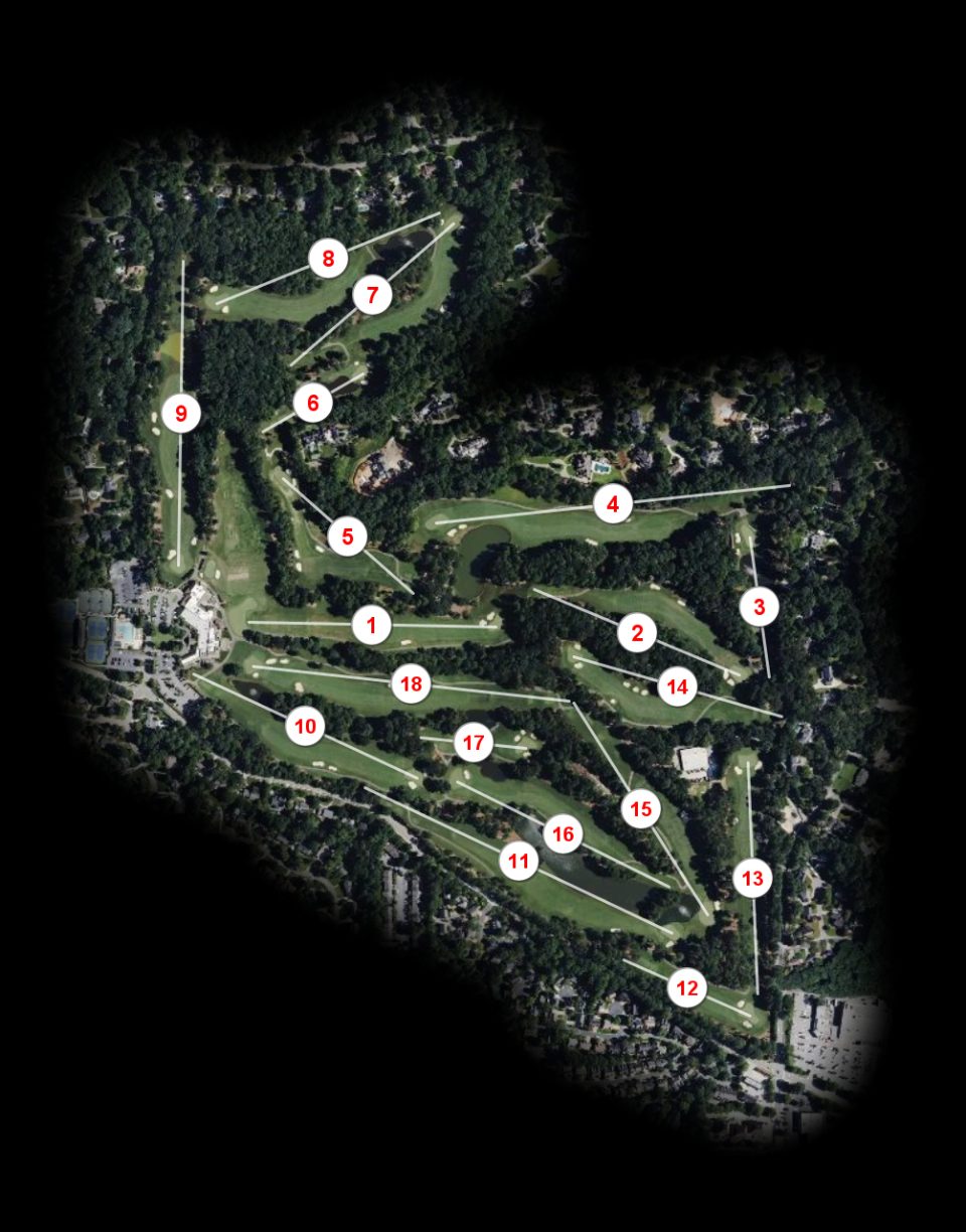 Dunwoody Country Club course overview