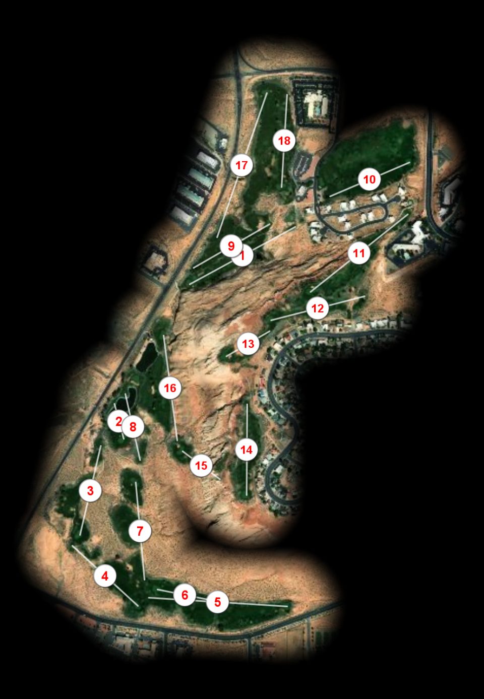 Lake Powell National Golf Club course overview