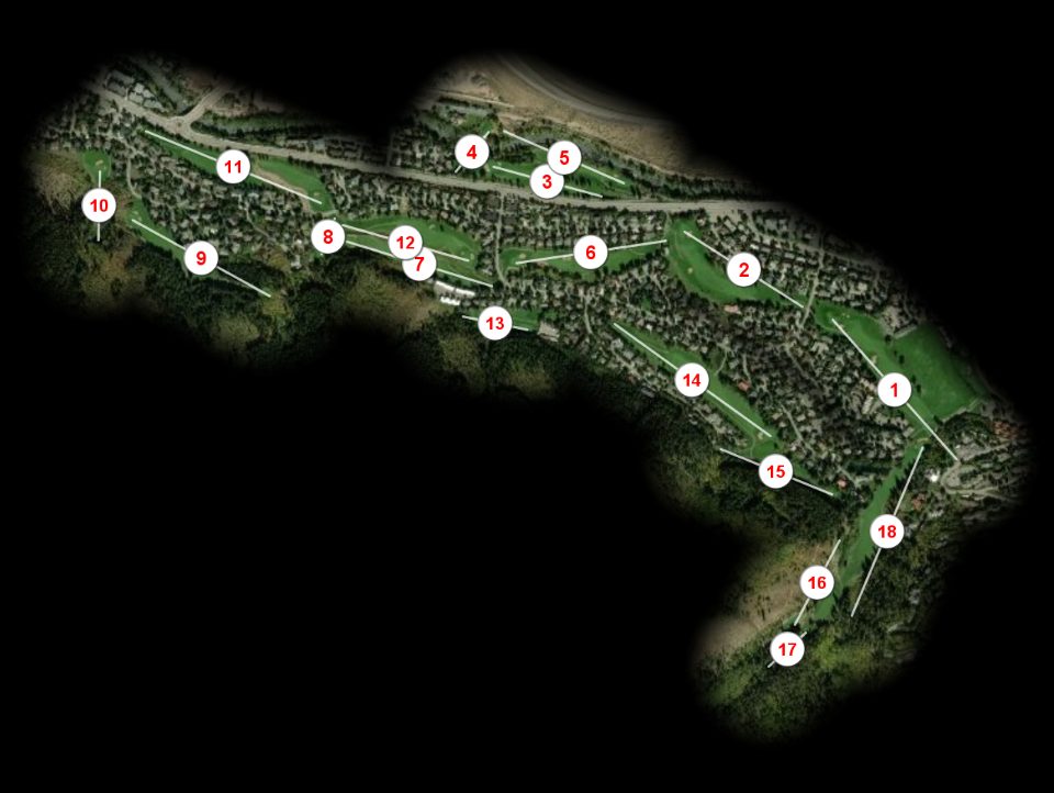 Eagle Vail Golf Club course overview