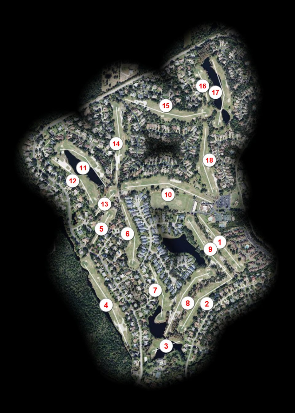 Sugar Mill Country Club White to Red course overview