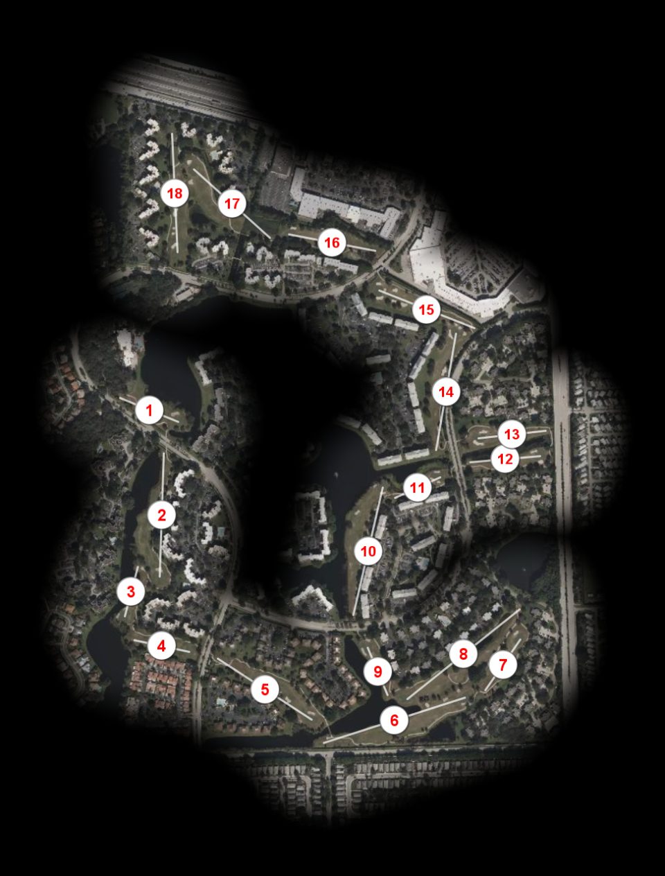 Pine Island Ridge Country Club course overview