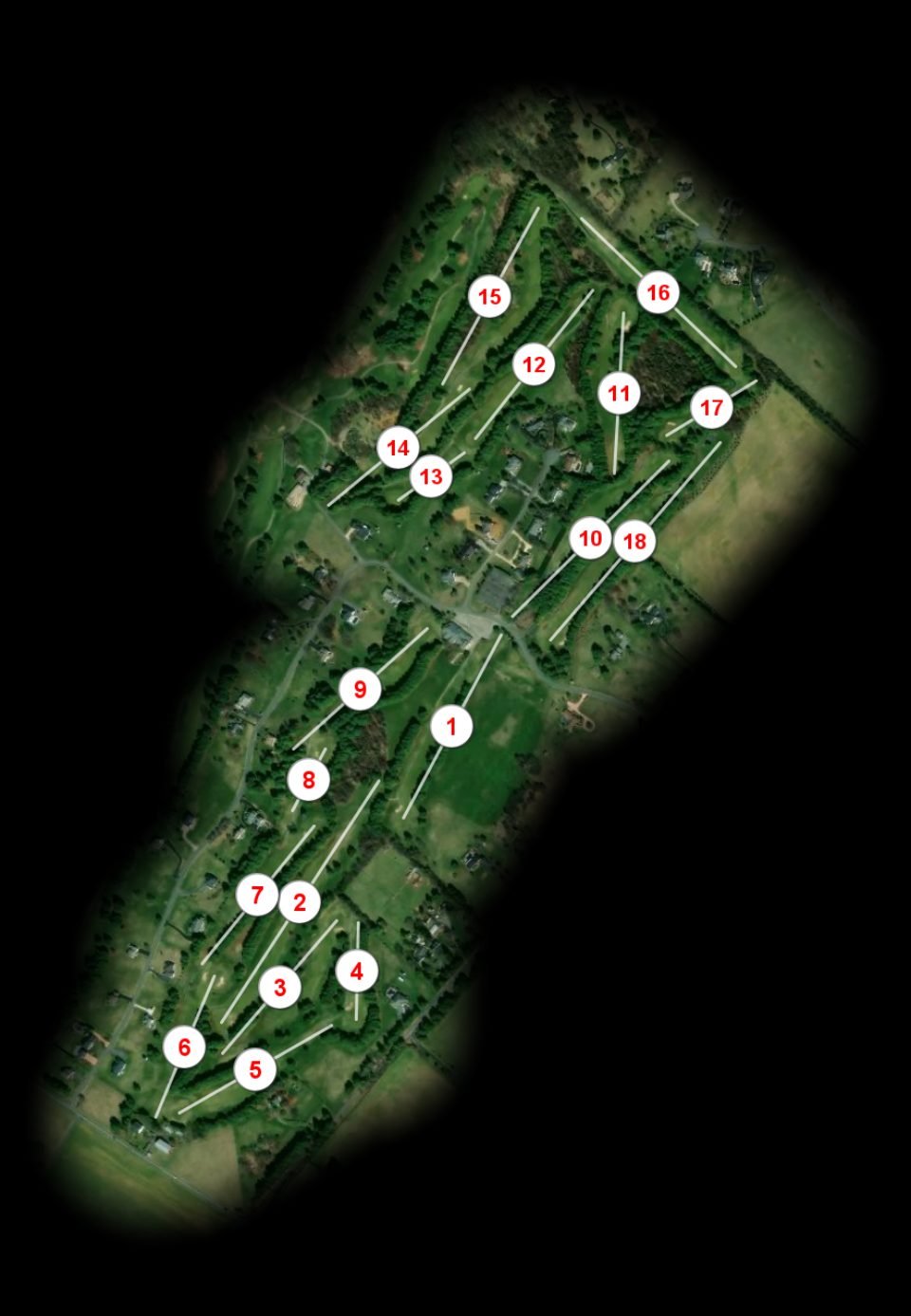 Bowling Green Country Club South course overview