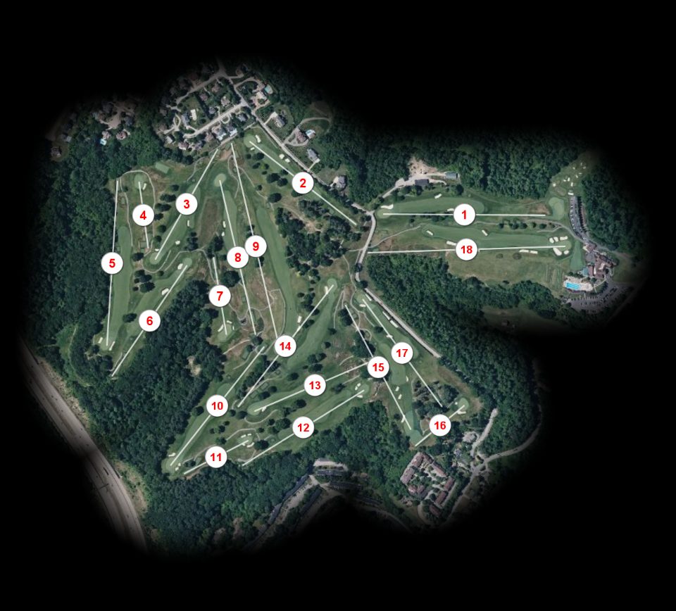 Chartiers Country Club course overview