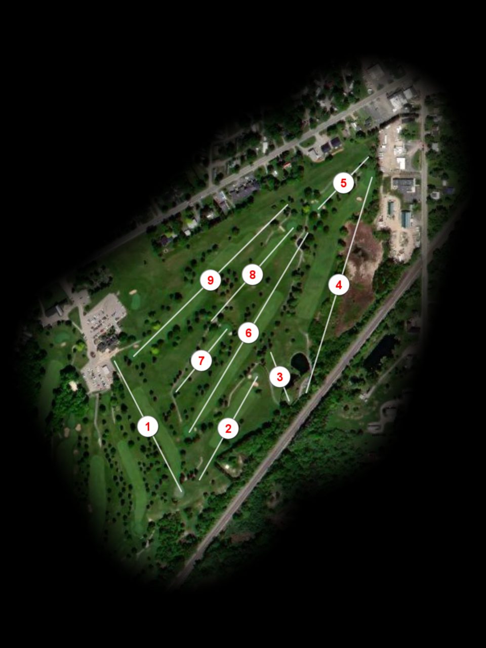 East nine at Terry Hills Golf Course