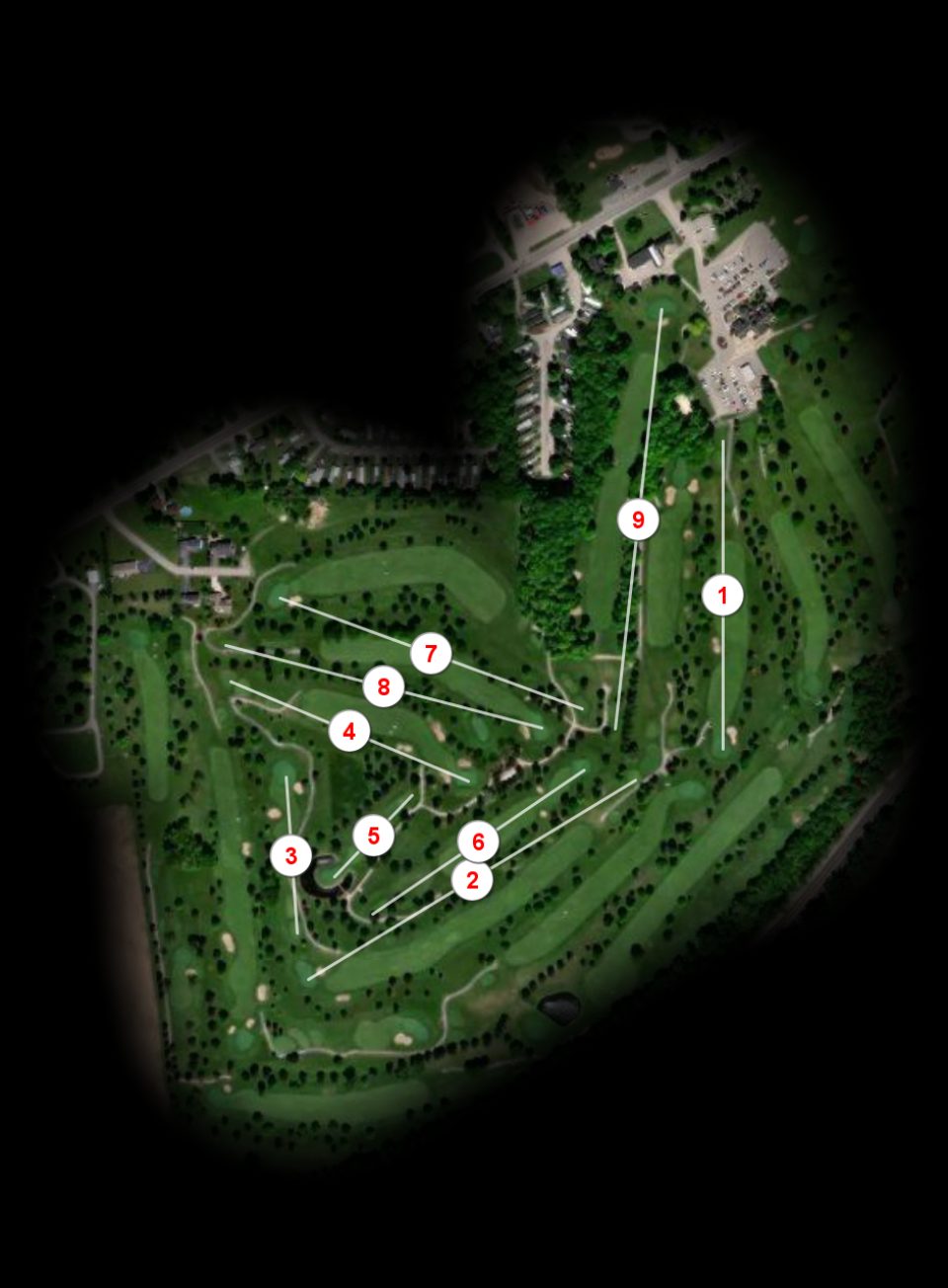 North nine at Terry Hills Golf Course