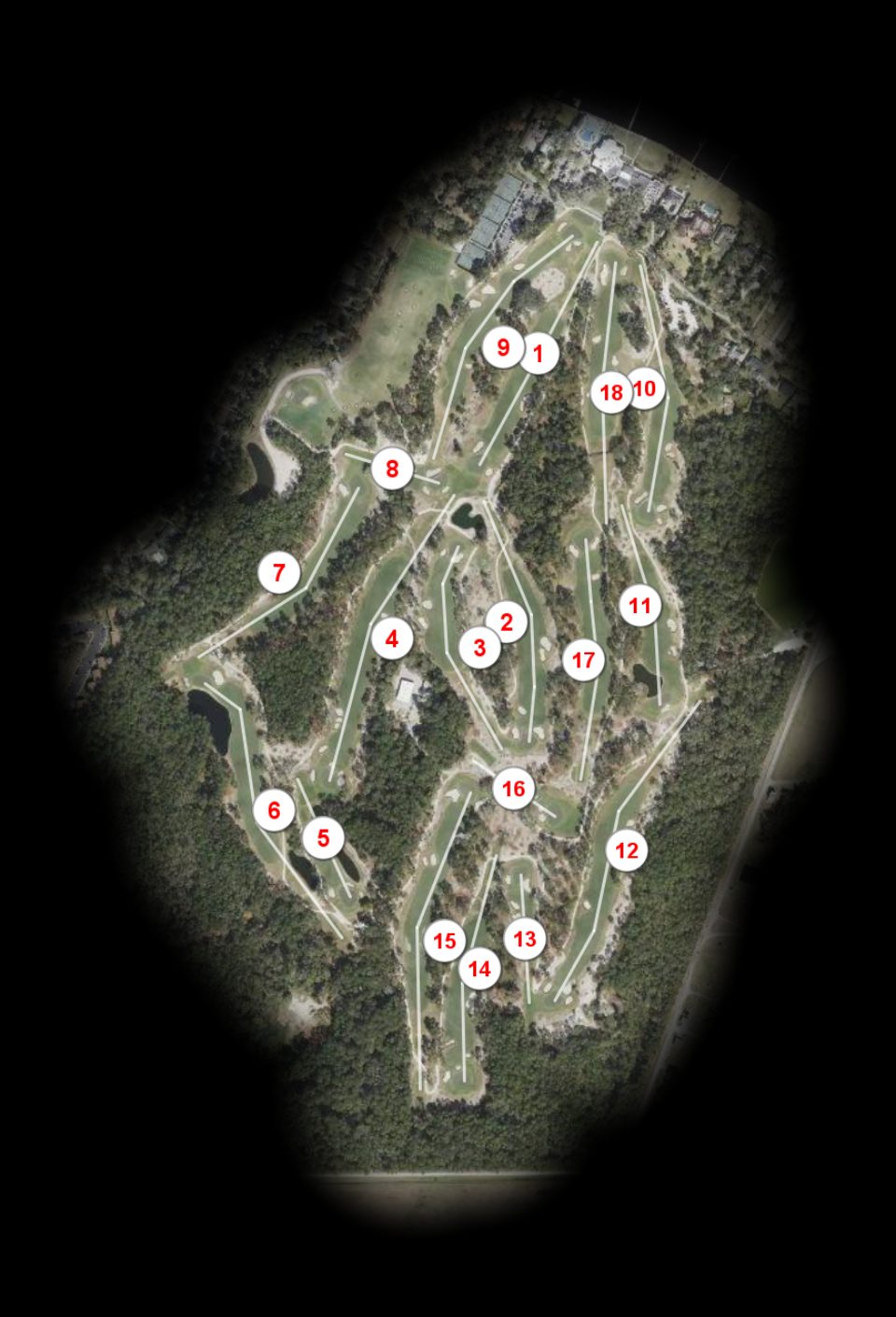 Timuquana Country Club course overview