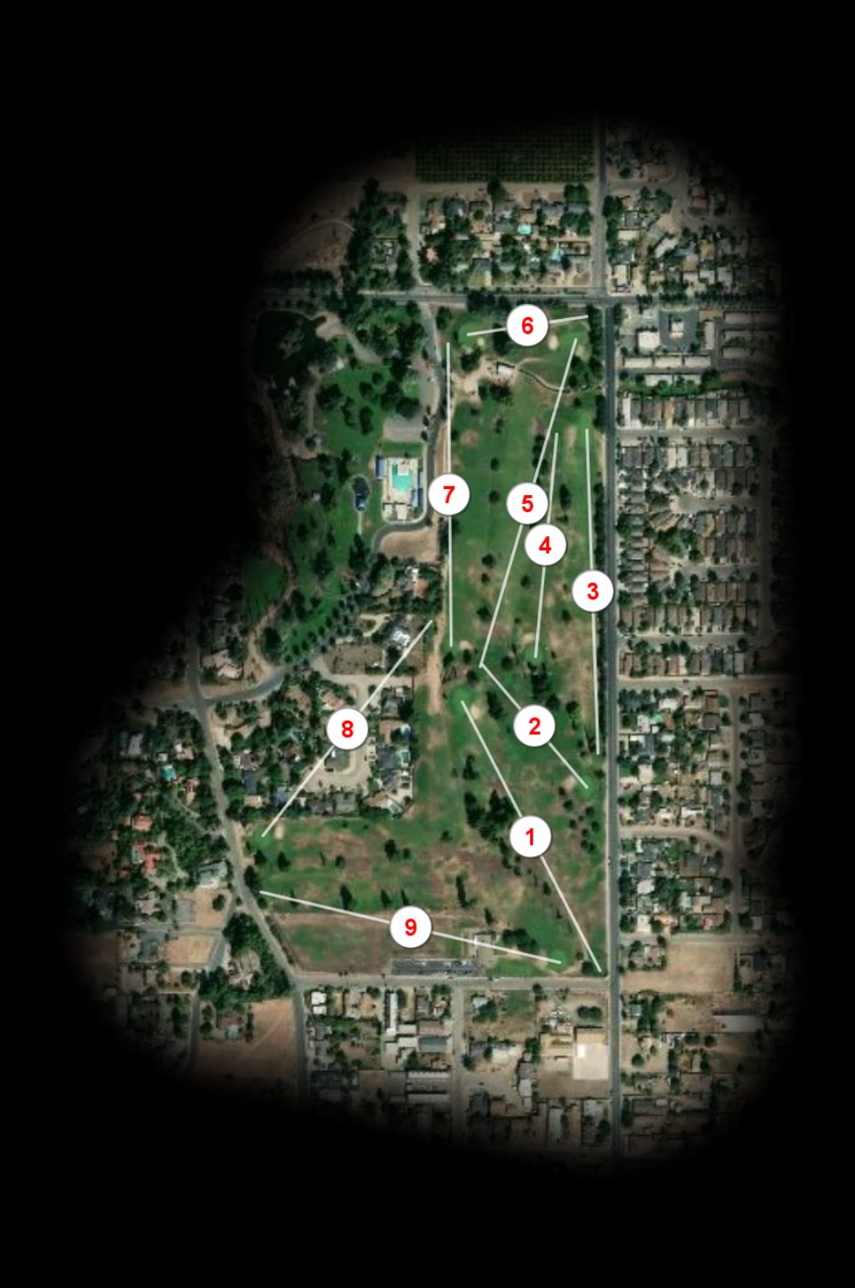 Porterville Municipal Golf Club course overview