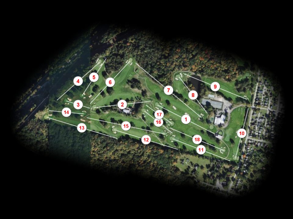 Green Oaks Country Club course overview