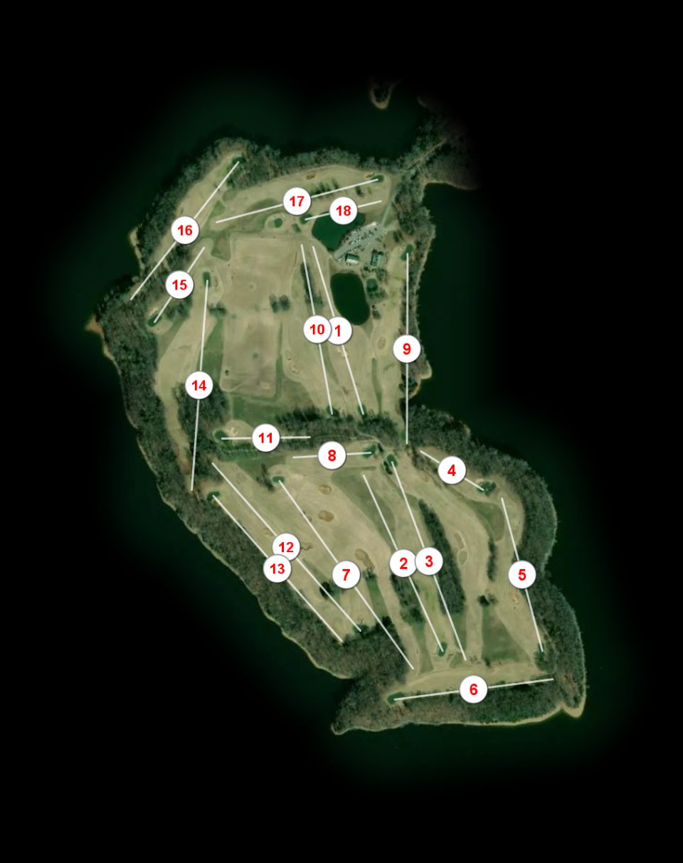 Bear Trace at Tims Ford State Park course overview
