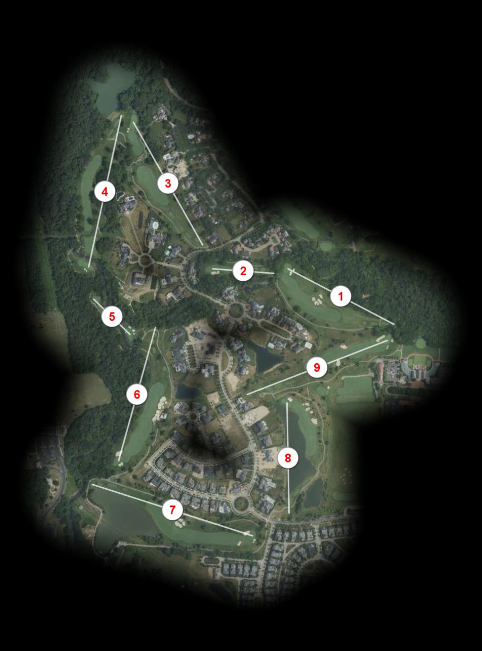 West nine at New Albany Country Club