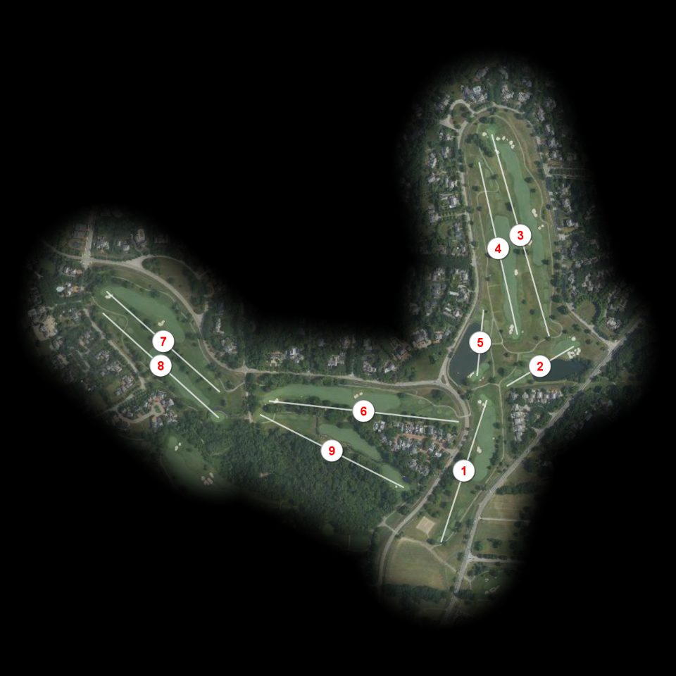 North nine at New Albany Country Club