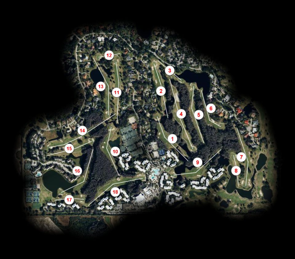 Saddlebrook Resort course overview