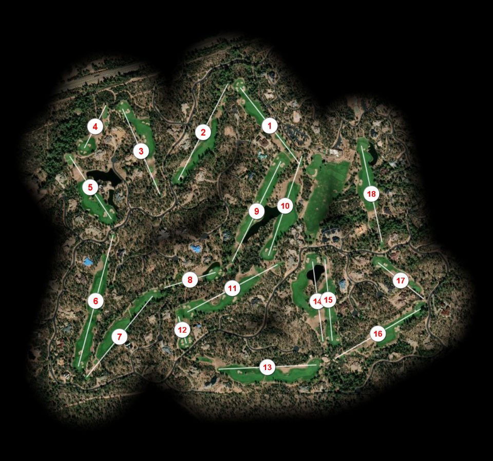 The Rim Golf Club course overview