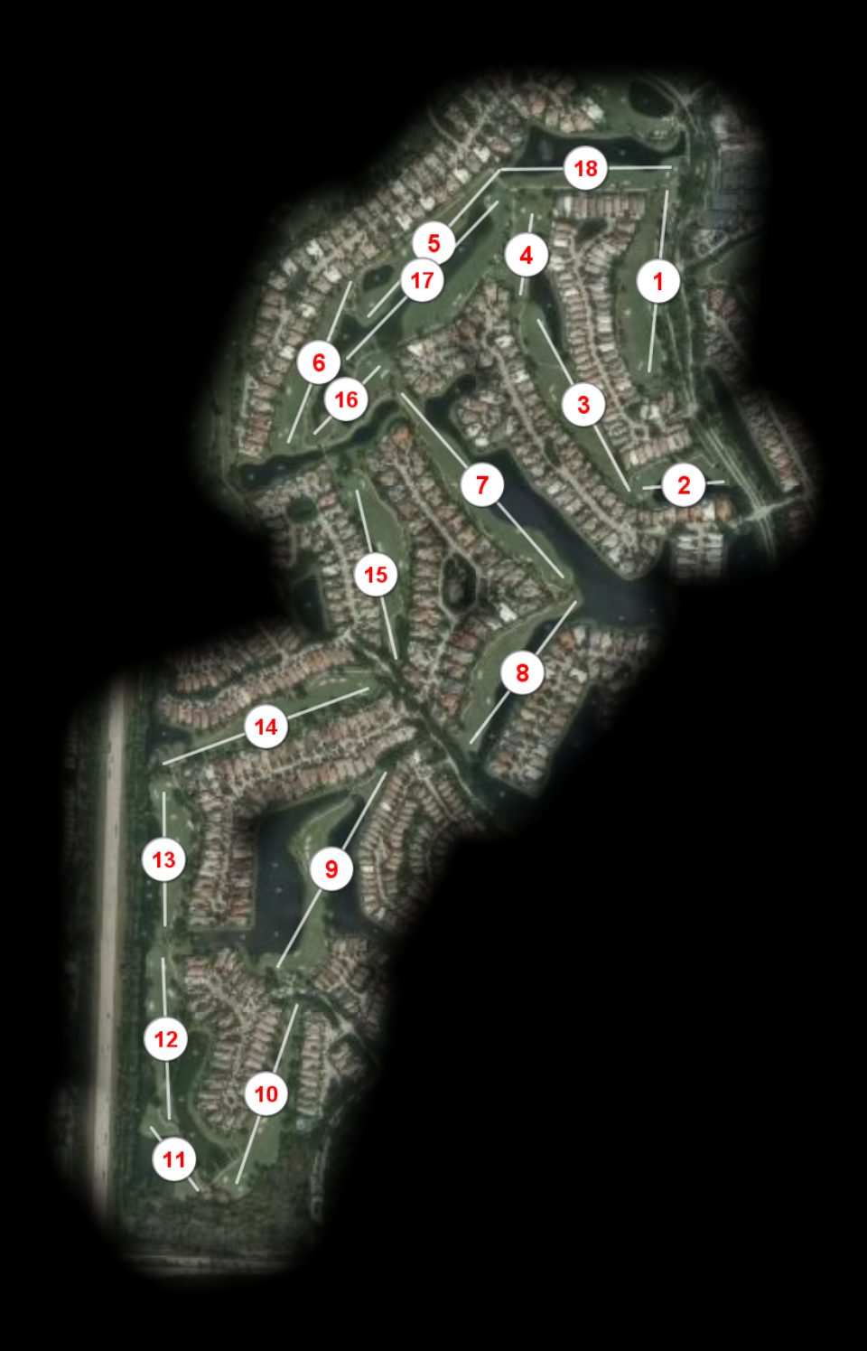 BallenIsles Country Club South course overview
