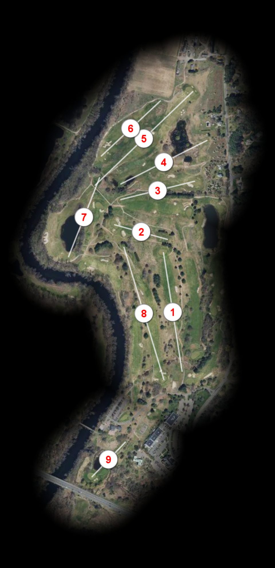 White nine at Blue Fox Run Golf Club