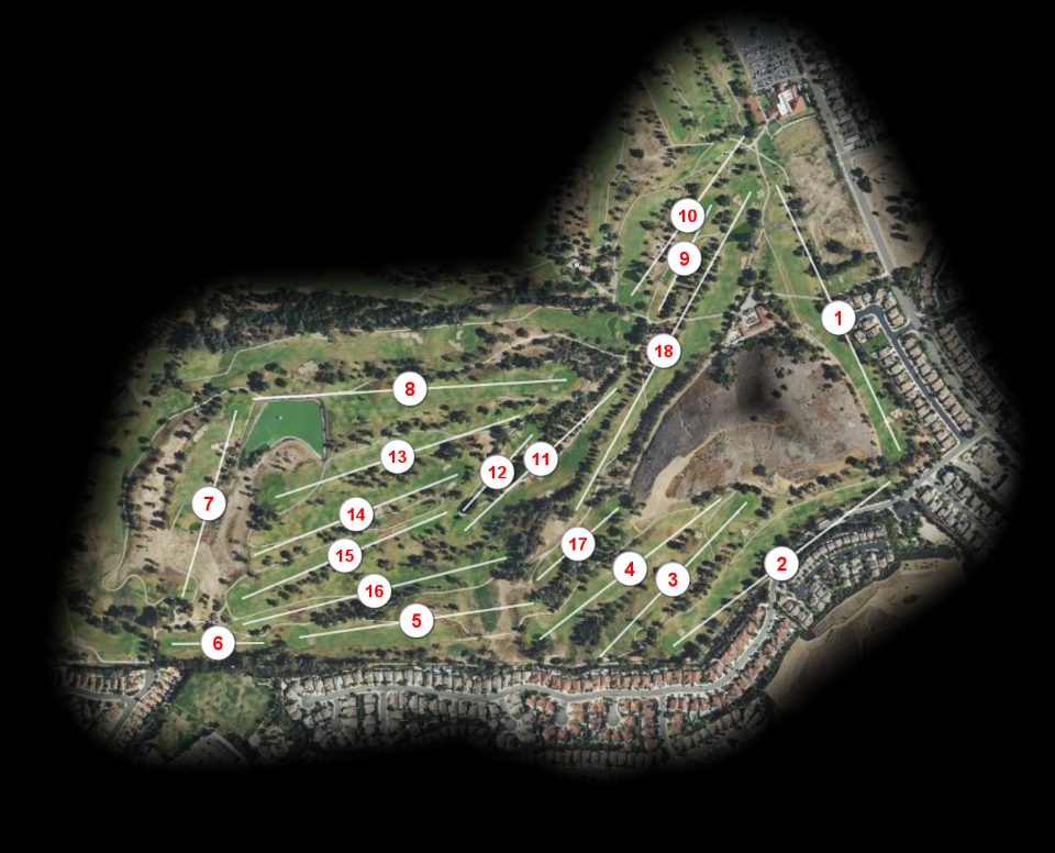 Los Serranos Country Club South course overview