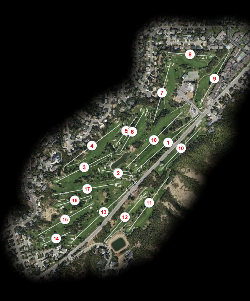 Bountiful Ridge Golf Course course overview