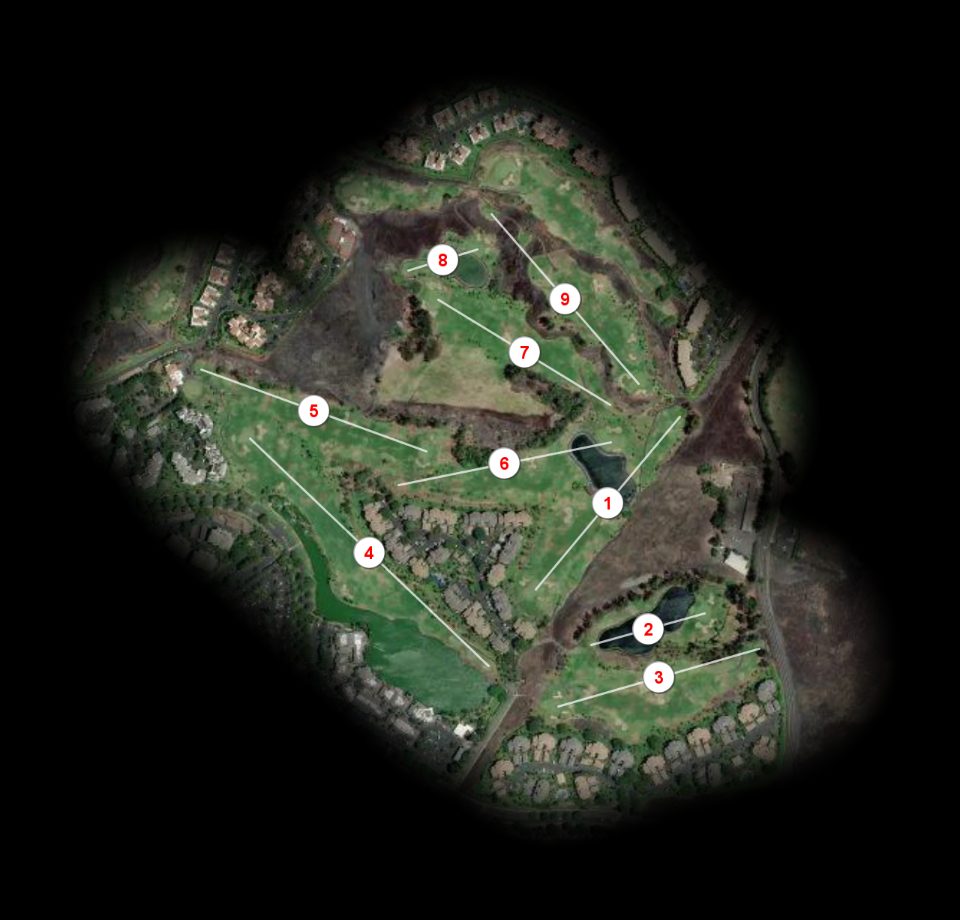 Lakes nine at Waikoloa Beach Resort Golf
