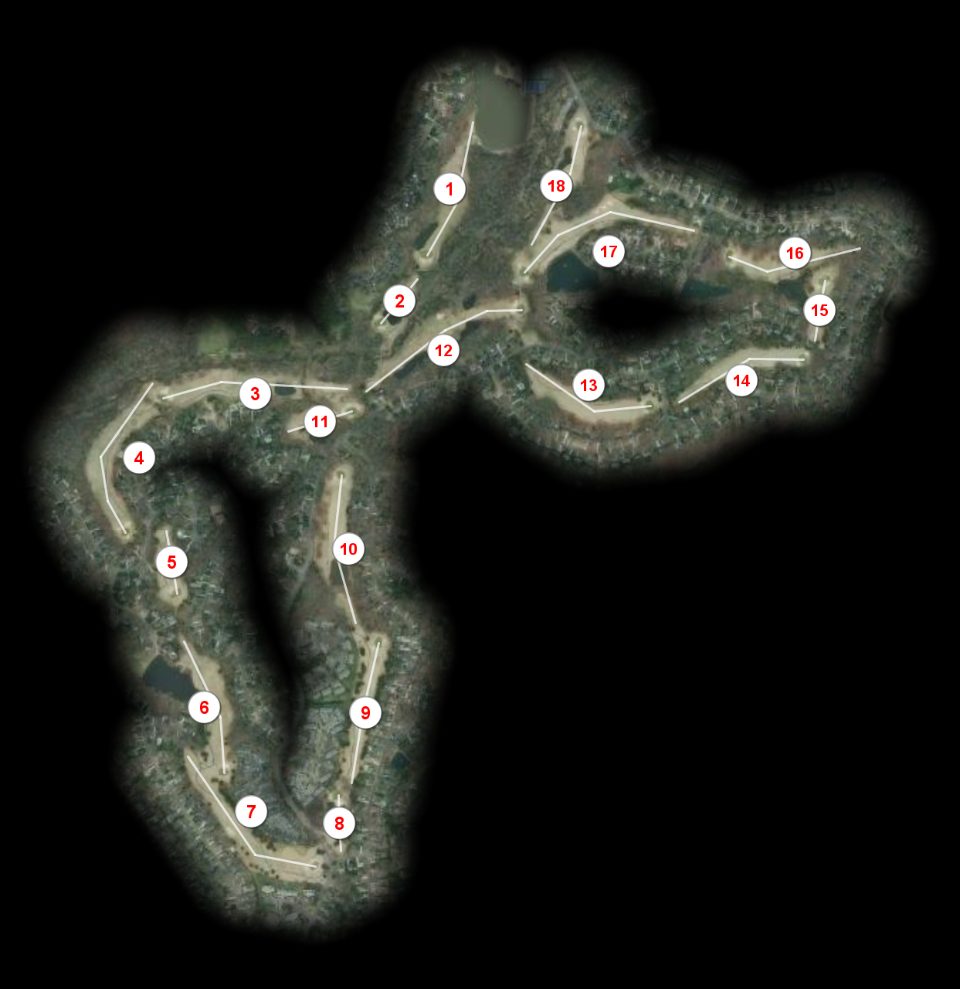 Raintree Country Club South course overview