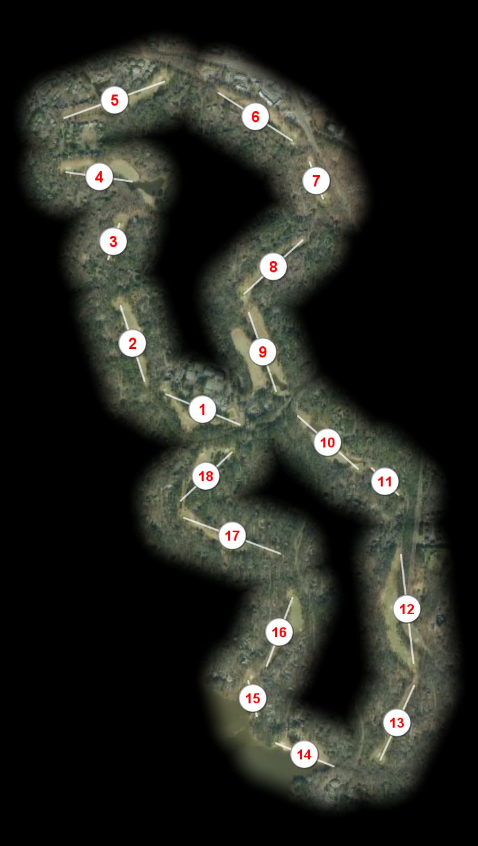 Brandermill Country Club course overview