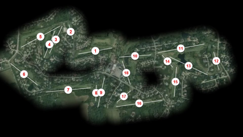 Whitmoor Country Club South course overview