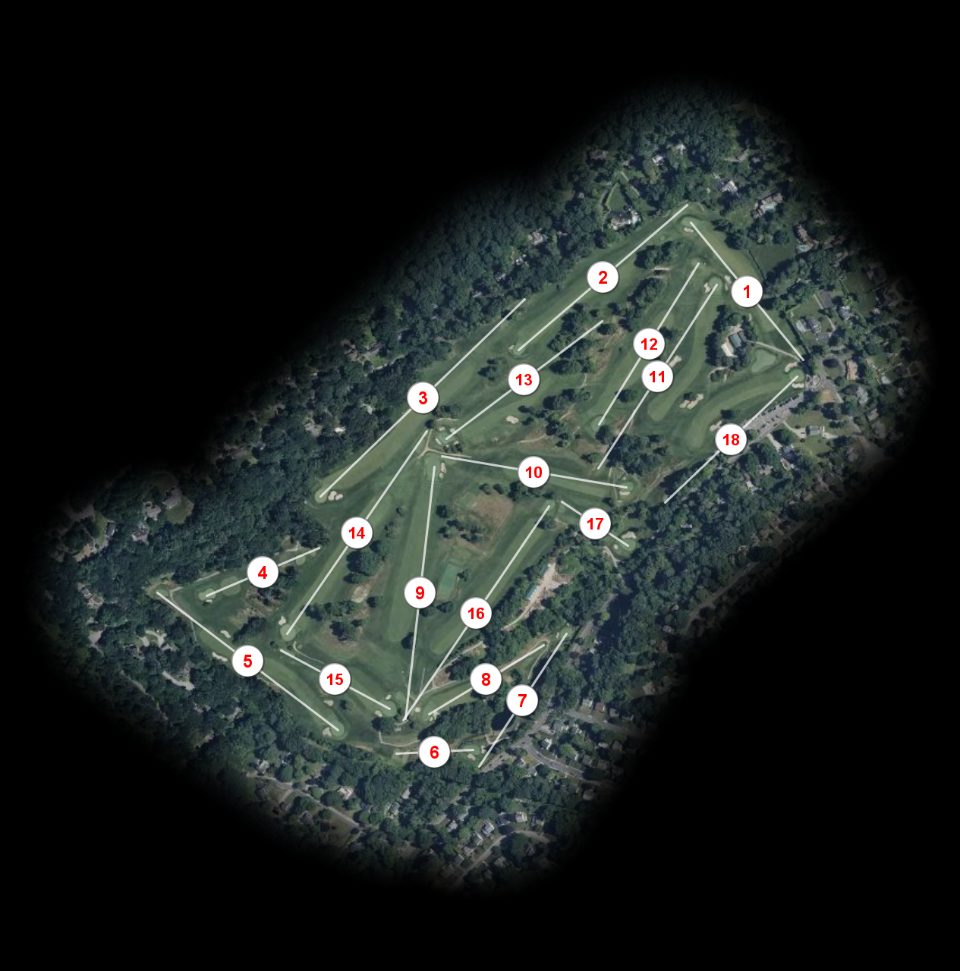Merion Golf Club West course overview