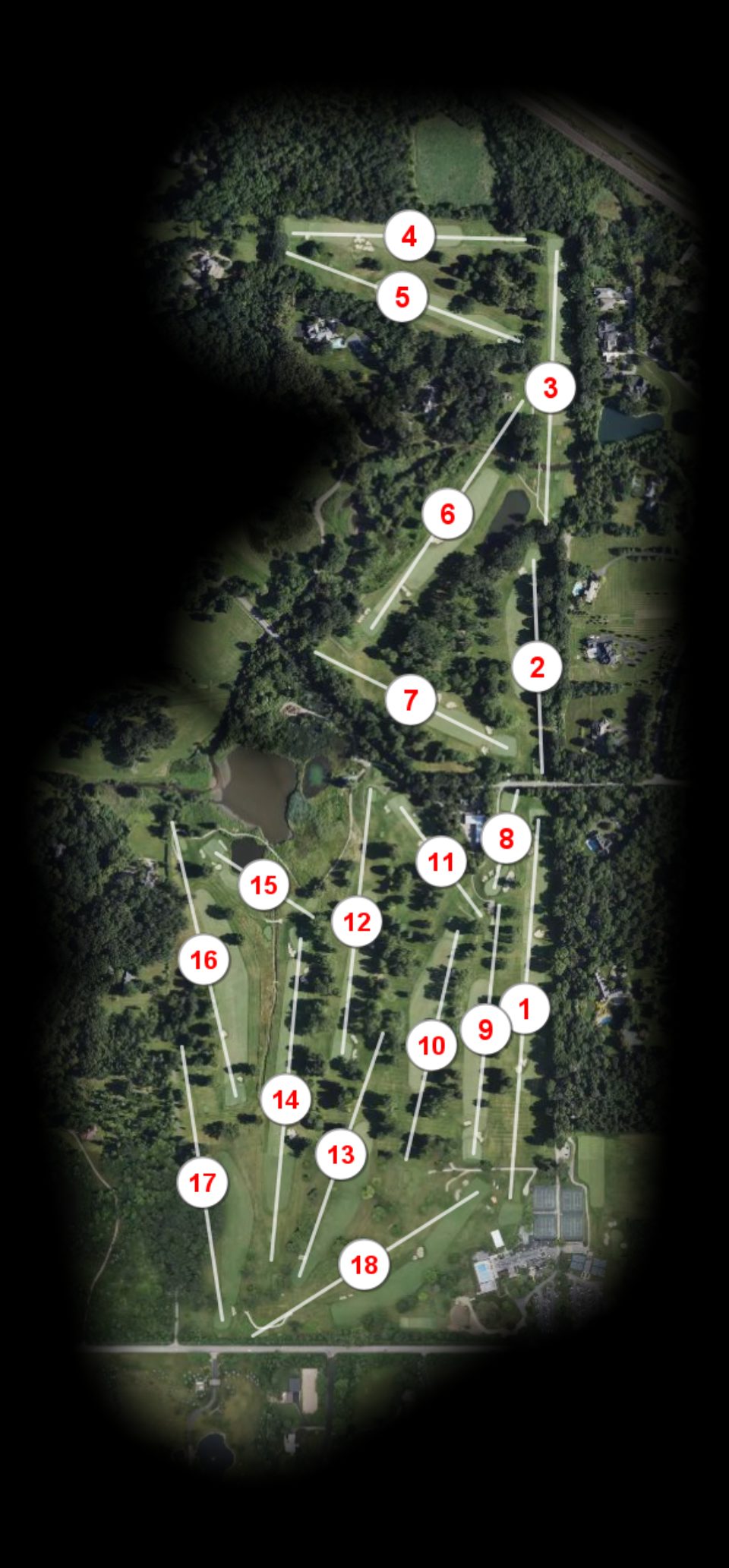 Barrington Hills Country Club course overview