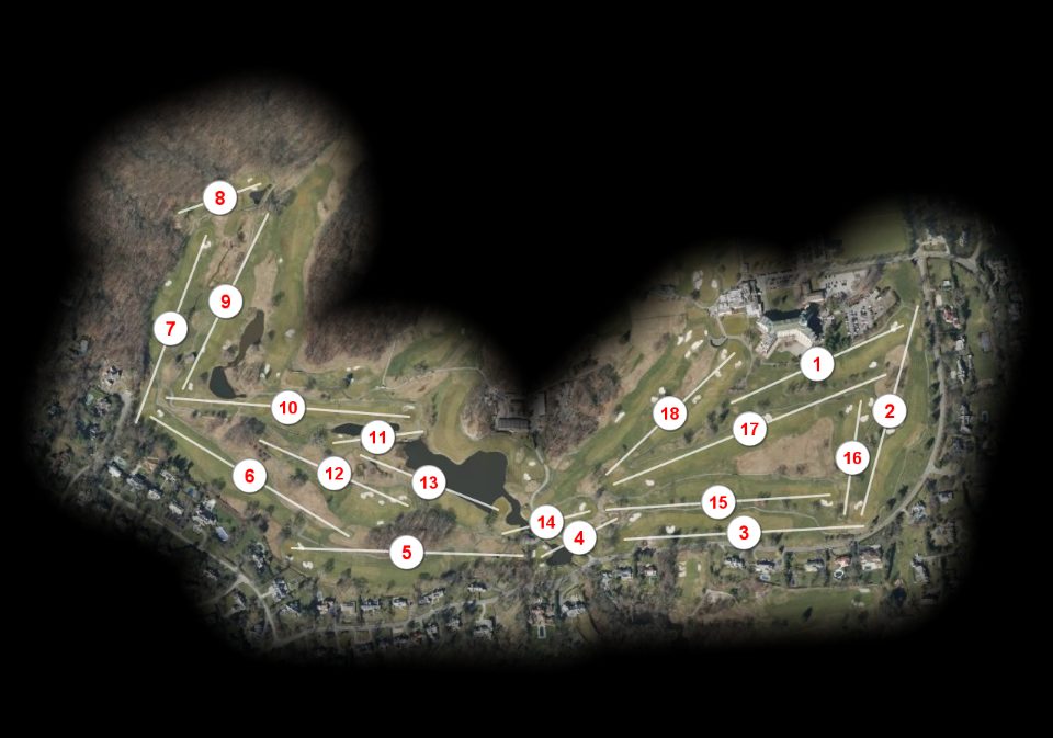 Westchester Country Club South course overview