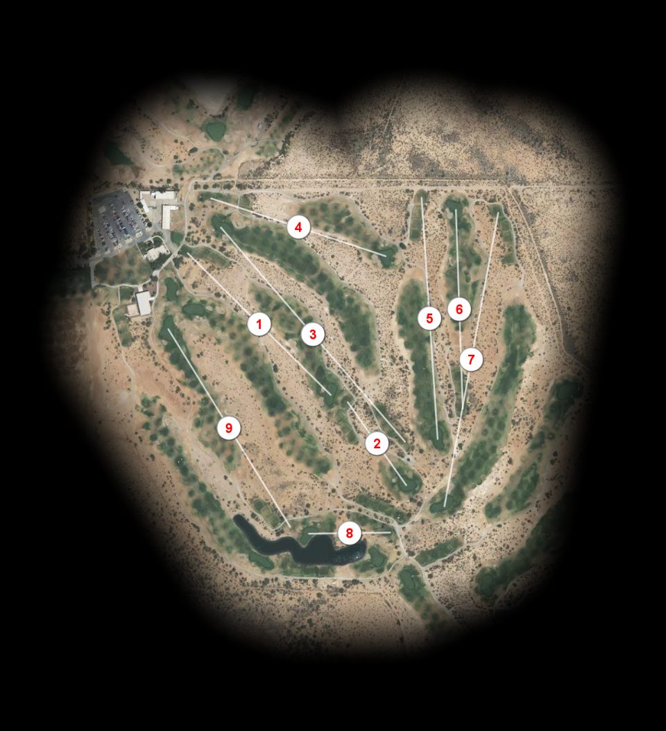 East nine at Painted Dunes Desert Golf Course