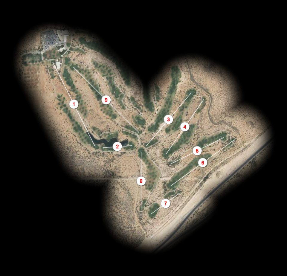 West nine at Painted Dunes Desert Golf Course