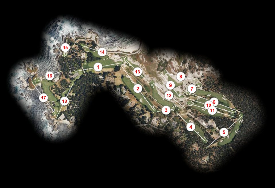 Cypress Point Club course overview