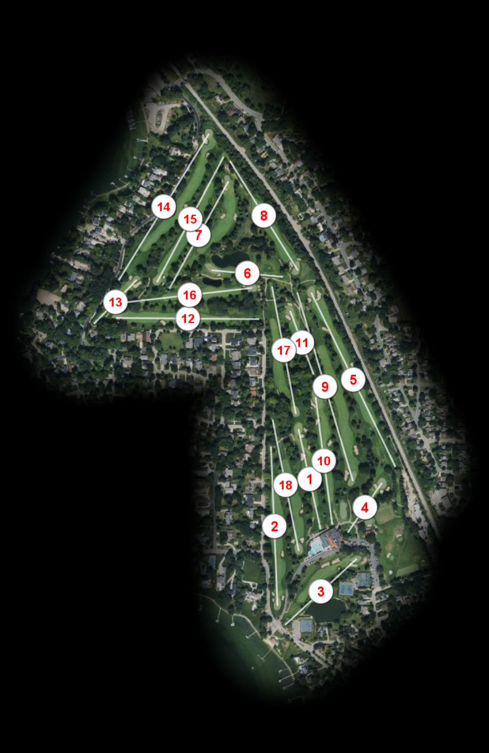 Maple Bluff Country Club course overview